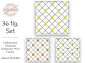 Preview: Endlosmuster Füllmuster Quiltmuster Mix 5 Früchte - redwork Stickdatei